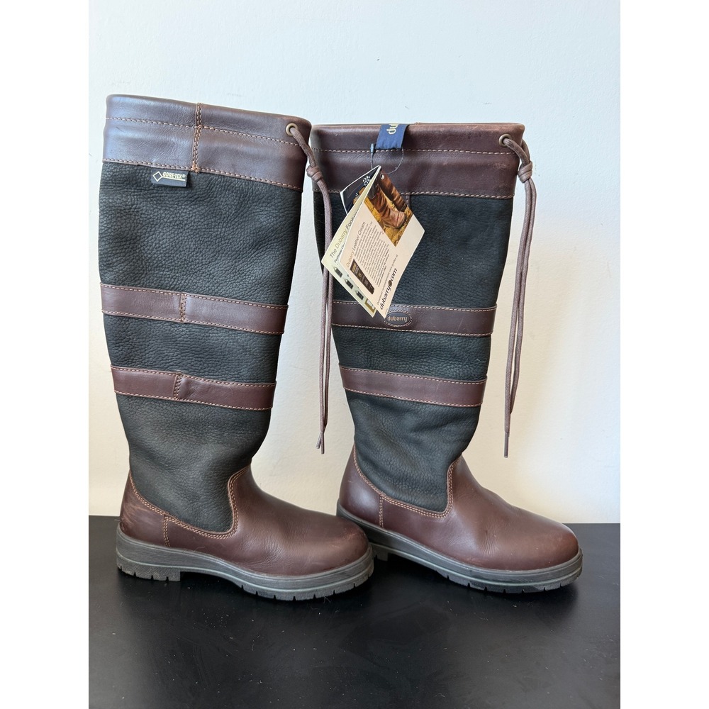 Dubarry of Ireland Galway Gore-Tex Leather Boots Brown Waterproof EU 36 US 5.5